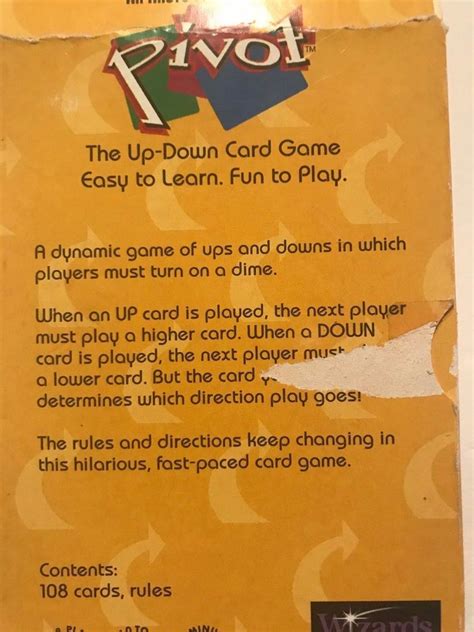 pivot card game|Pivot (card game) .